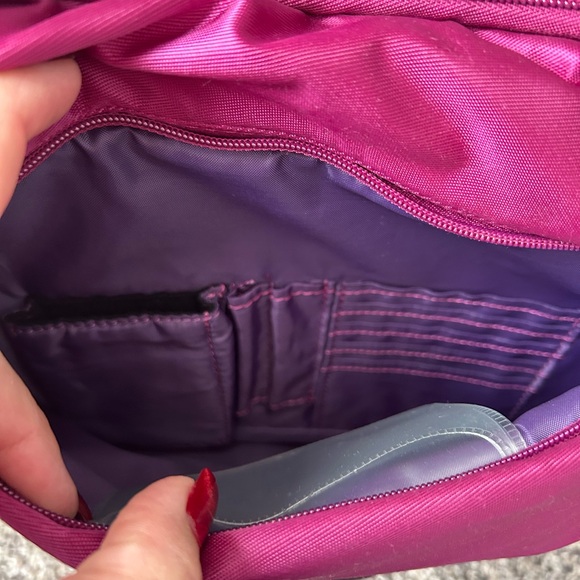 Delsey Paris Magenta Rolling Carry-on and Briefcase - Picture 5 of 10